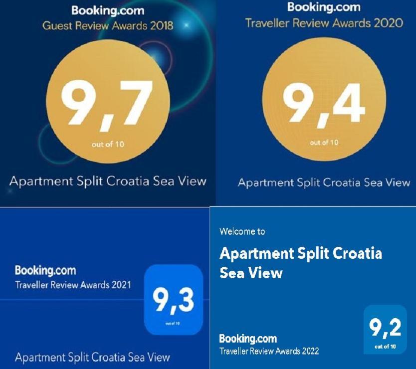 Apartment Split Croatia Sea View Eksteriør billede